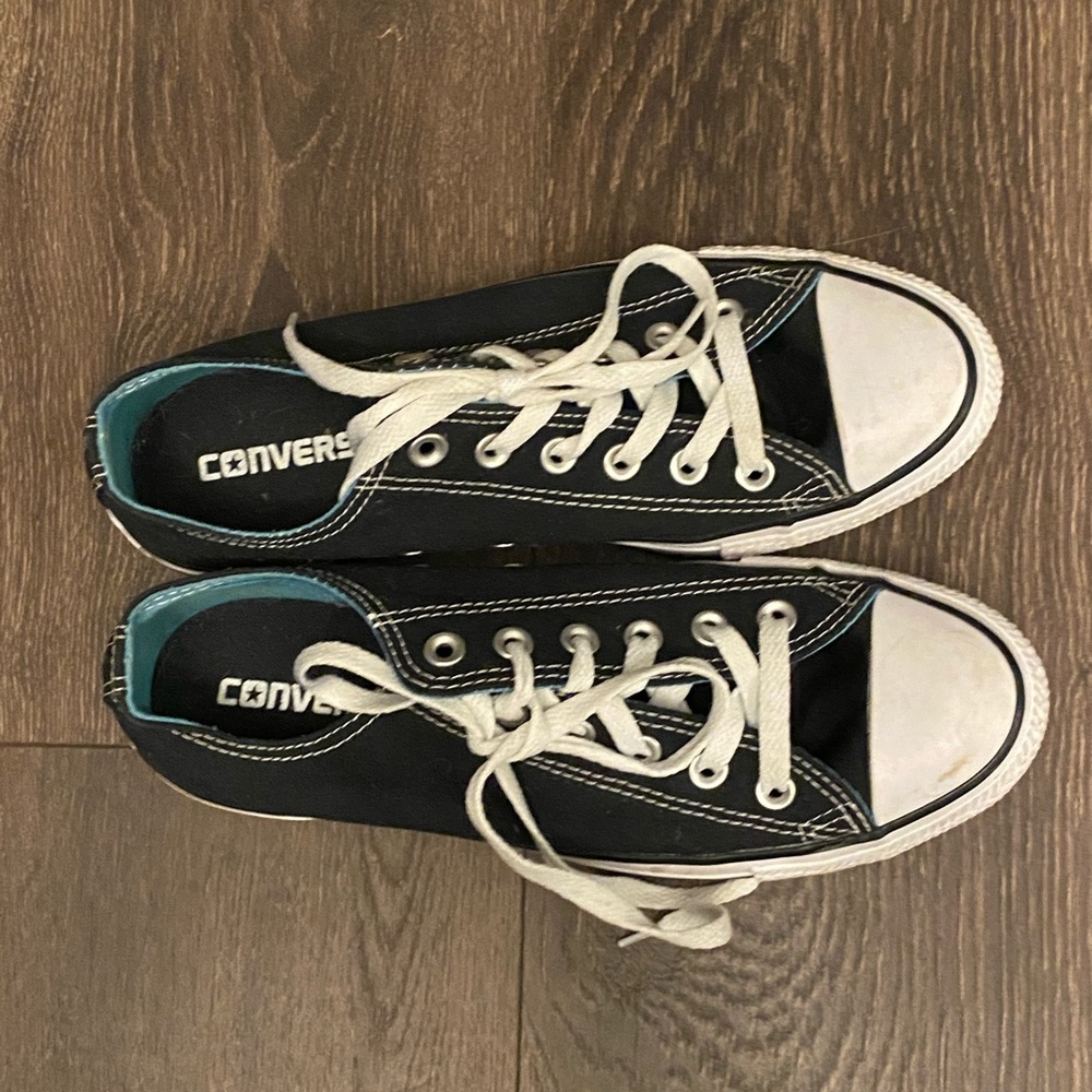 Black and White Converses